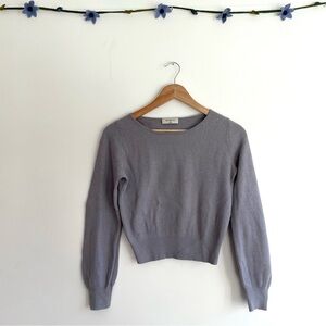Babaton Lilac Cropped Sweater